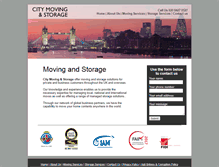 Tablet Screenshot of citymoving.co.uk